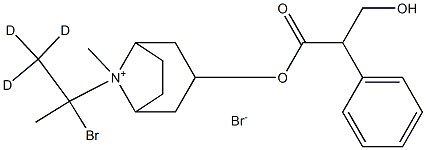 Ipratropium-d3 Bromide Structure