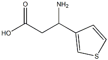 3-Amino-3-(3-thienyl)-propionic acid 구조식 이미지