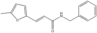 (E)-N-benzyl-3-(5-methyl-2-furyl)-2-propenamide Structure