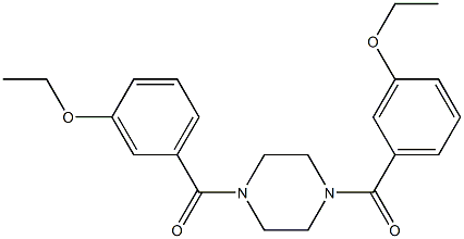 [4-(3-ethoxybenzoyl)-1-piperazinyl](3-ethoxyphenyl)methanone Structure