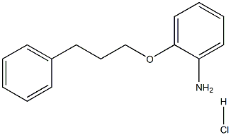 2-(3-phenylpropoxy)aniline hydrochloride Structure