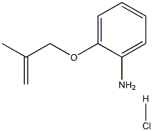 2-[(2-methyl-2-propenyl)oxy]aniline hydrochloride Structure