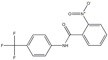 2-nitro-N-[4-(trifluoromethyl)phenyl]benzamide 구조식 이미지