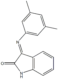 3-[(3,5-dimethylphenyl)imino]-1H-indol-2-one Structure