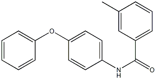 3-methyl-N-(4-phenoxyphenyl)benzamide 구조식 이미지