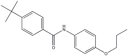 4-(tert-butyl)-N-(4-propoxyphenyl)benzamide 구조식 이미지