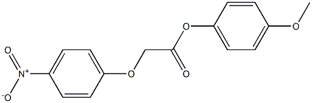 4-methoxyphenyl 2-(4-nitrophenoxy)acetate Structure