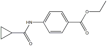 ethyl 4-[(cyclopropylcarbonyl)amino]benzoate Structure