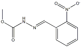 methyl 2-[(E)-(2-nitrophenyl)methylidene]-1-hydrazinecarboxylate Structure