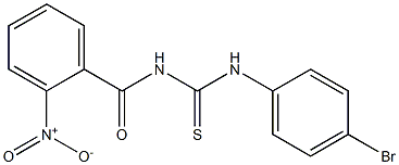 N-(4-bromophenyl)-N'-(2-nitrobenzoyl)thiourea Structure