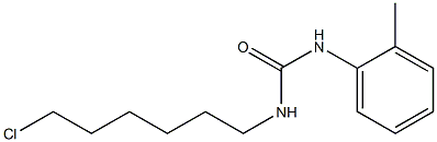 N-(6-chlorohexyl)-N'-(2-methylphenyl)urea 구조식 이미지