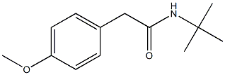 N-(tert-butyl)-2-(4-methoxyphenyl)acetamide Structure