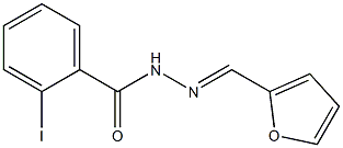 N'-[(E)-2-furylmethylidene]-2-iodobenzohydrazide 구조식 이미지