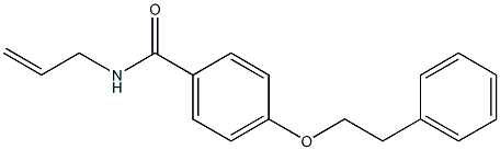 N-allyl-4-(phenethyloxy)benzamide Structure