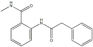 N-methyl-2-[(2-phenylacetyl)amino]benzamide 구조식 이미지