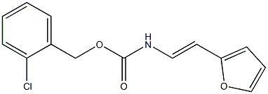 2-chlorobenzyl N-[(E)-2-(2-furyl)ethenyl]carbamate 구조식 이미지