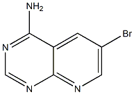 6-bromopyrido[2,3-d]pyrimidin-4-amine 구조식 이미지