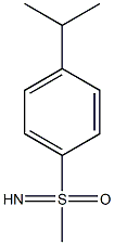 S-Methyl-S-(4-isopropylphenyl) sulfoximine ,95% 구조식 이미지