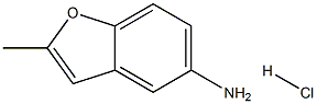 2-methyl-1-benzofuran-5-amine hydrochloride 구조식 이미지