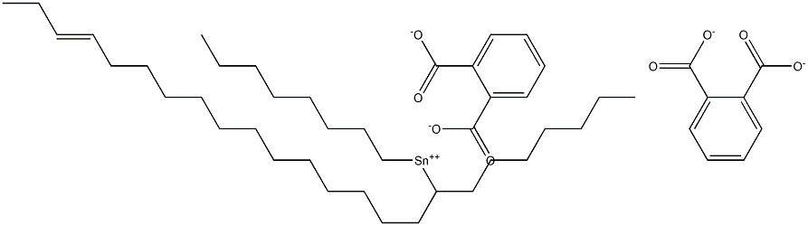 Bis[phthalic acid 1-(13-hexadecenyl)]dioctyltin(IV) salt Structure