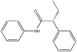 [R,(-)]-2-Phenyl-N-phenylbutyramide Structure