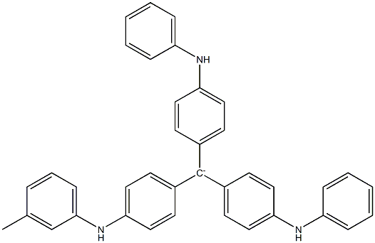 [4-[(3-Methylphenyl)amino]phenyl]bis[4-(phenylamino)phenyl]methylium Structure