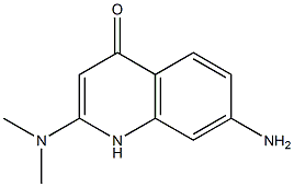 7-Amino-2-dimethylaminoquinolin-4(1H)-one 구조식 이미지