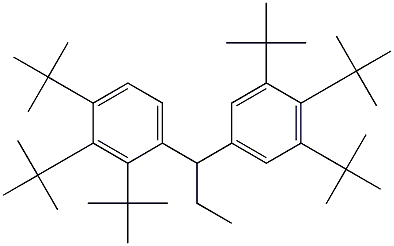 1-(2,3,4-Tri-tert-butylphenyl)-1-(3,4,5-tri-tert-butylphenyl)propane 구조식 이미지