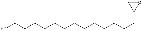 14,15-Epoxypentadecan-1-ol 구조식 이미지