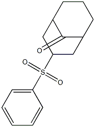 3-(Phenylsulfonyl)bicyclo[3.3.1]nonan-9-one 구조식 이미지