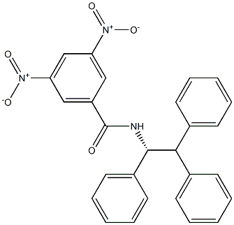 (-)-3,5-Dinitro-N-[(R)-1,2,2-triphenylethyl]benzamide 구조식 이미지