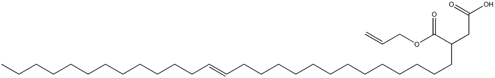 3-(14-Heptacosenyl)succinic acid 1-hydrogen 4-allyl ester 구조식 이미지