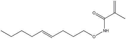 N-(4-Nonenyloxy)methacrylamide 구조식 이미지