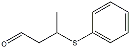 3-(Phenylthio)butanal 구조식 이미지