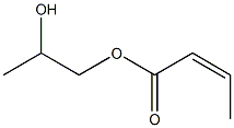 Isocrotonic acid 2-hydroxypropyl ester 구조식 이미지