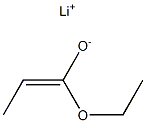 Lithium(Z)-1-ethoxy-1-propene-1-olate 구조식 이미지