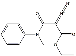 2-Diazo-3-(N-methyl-N-phenylamino)-3-oxopropionic acid ethyl ester Structure