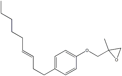 4-(3-Nonenyl)phenyl 2-methylglycidyl ether Structure