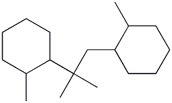 1,2-Bis(2-methylcyclohexyl)-2-methylpropane Structure