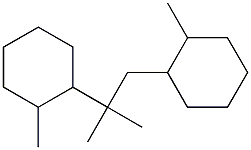 1,2-Bis(2-methylcyclohexyl)-2-methylpropane 구조식 이미지