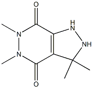 3,3,5,6-Tetramethyl-2,3-dihydro-1H-pyrazolo[3,4-d]pyridazine-4,7(5H,6H)-dione Structure
