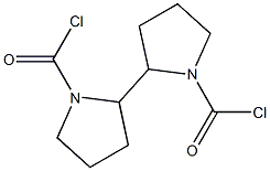 2,2'-Bipyrrolidine-1,1'-dicarboxylic acid dichloride Structure