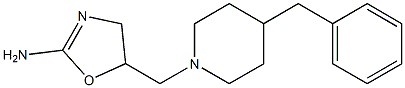 5-[(4-Benzylpiperidino)methyl]-2-oxazoline-2-amine Structure