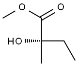 (S)-2-Hydroxy-2-methylbutanoic acid methyl ester 구조식 이미지