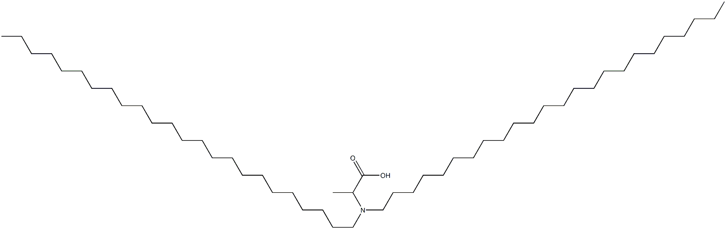 2-(Ditetracosylamino)propanoic acid 구조식 이미지