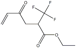 2-(Trifluoromethyl)-4-oxo-5-hexenoic acid ethyl ester 구조식 이미지