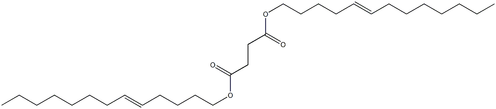 Succinic acid di(5-tridecenyl) ester 구조식 이미지