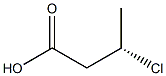 [S,(+)]-3-Chlorobutyric acid 구조식 이미지
