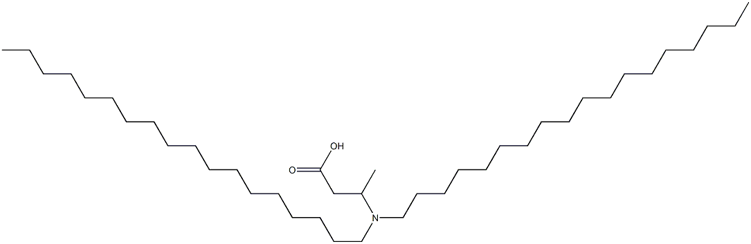 3-(Dioctadecylamino)butyric acid 구조식 이미지