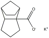 Tricyclo[5.2.1.02,6]decane-2-carboxylic acid potassium salt Structure